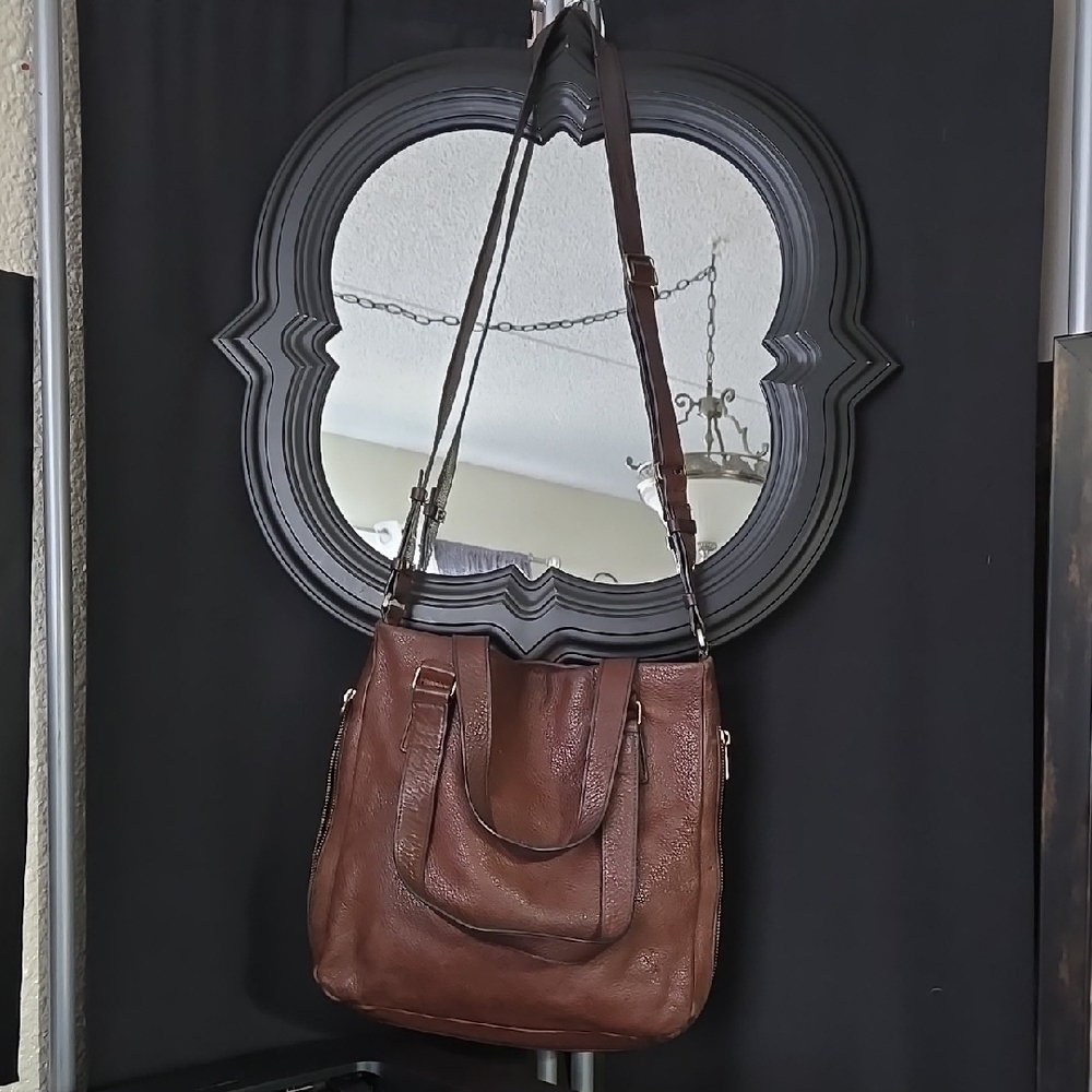 Fossil Brown Leather Bag